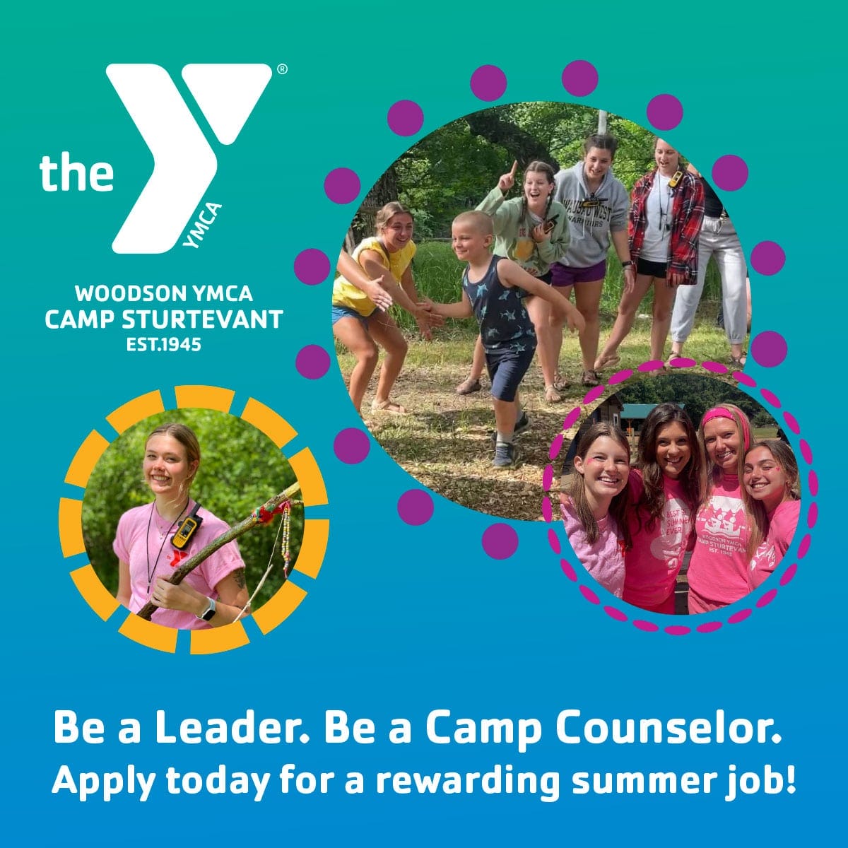 Camp Counselors Woodson YMCA
