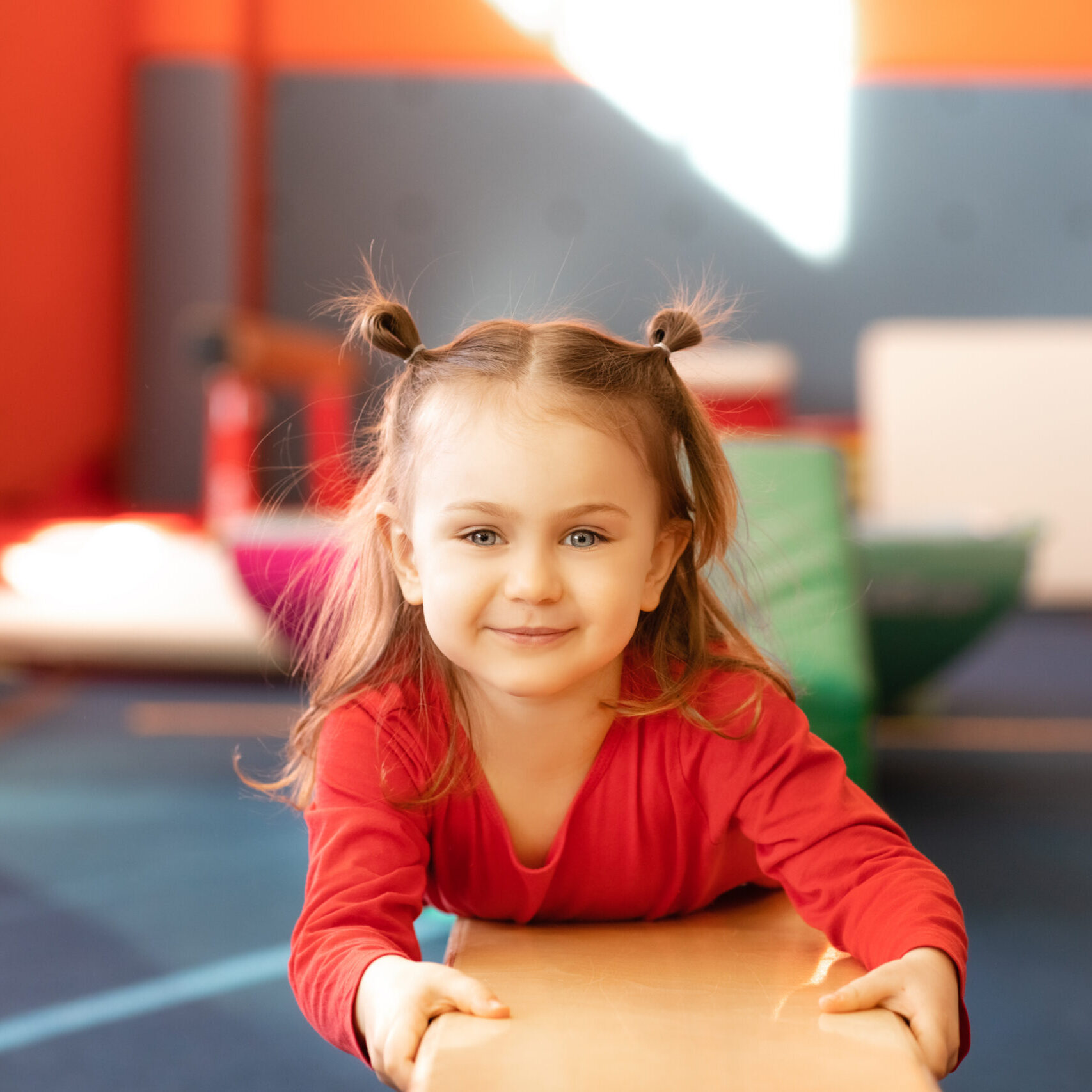 Cute,Active,Child,Girl,In,Sensory,Integration,Room,,Kindergarten.,Kid